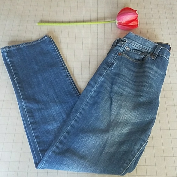 Lucky Brand Denim - Lucky Brand Sofia Straight 6/28 blue jeans